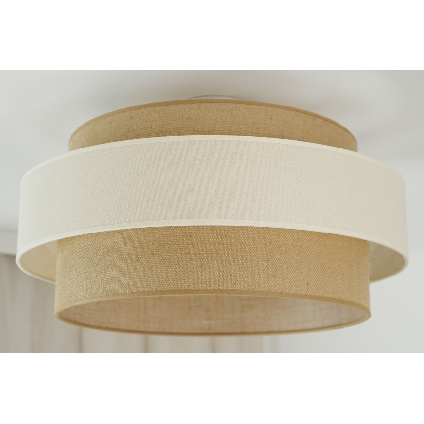 Brilagi - Bevestigde hanglamp SPACE LIGHT 1xE27/15W/230V diameter 50 cm beige/crème
