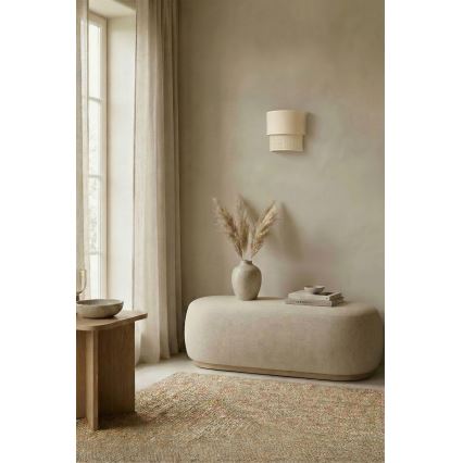 Brilagi - BOHO ECO LED-wandlamp 1xE27/10W/230V, crème