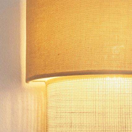 Brilagi - BOHO ECO LED-wandlamp 1xE27/10W/230V, crème