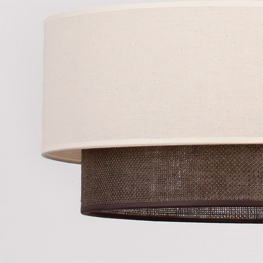 Brilagi - BOHO STYLE LED-hanglamp met snoer, 1x E27/15W/230V, Ø 40 cm, crème/bruin