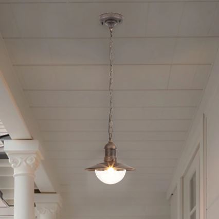 Brilagi - Buitenhanglamp MOLDE 1xE27/60W IP44 brons/patina