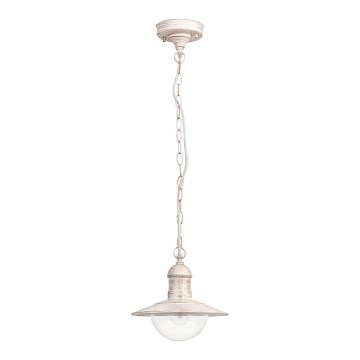 Brilagi - Buitenhanglamp MOLDE 1xE27/60W IP44 wit/patina