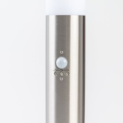 BRILAGI - Buitenlamp met bewegingssensor ELIA 1xE27/20W/230V IP44 50 cm mat chroom