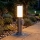 Brilagi - Buitenlamp met 2 SCHUKO-stopcontacten NOVA 1xE27/15W/230V 40 cm IP44 mat chroom