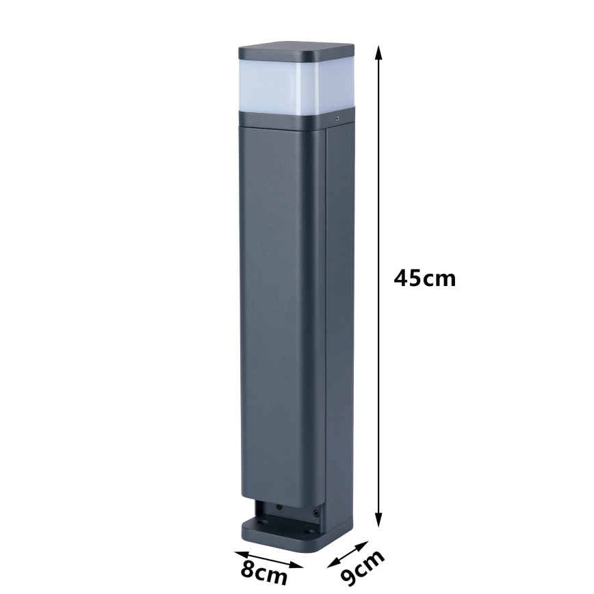 Brilagi - Buitenlamp PILLAR met 2 SCHUKO-stopcontacten 1xG9/11W/230V IP44 antraciet