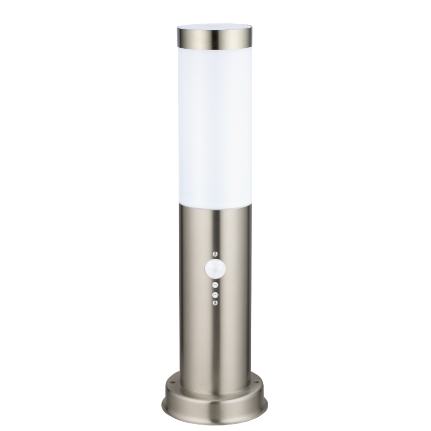 Brilagi - Buitenlamp met bewegingssensor NOVA 1xE27/15W/230V 40 cm IP44 mat chroom