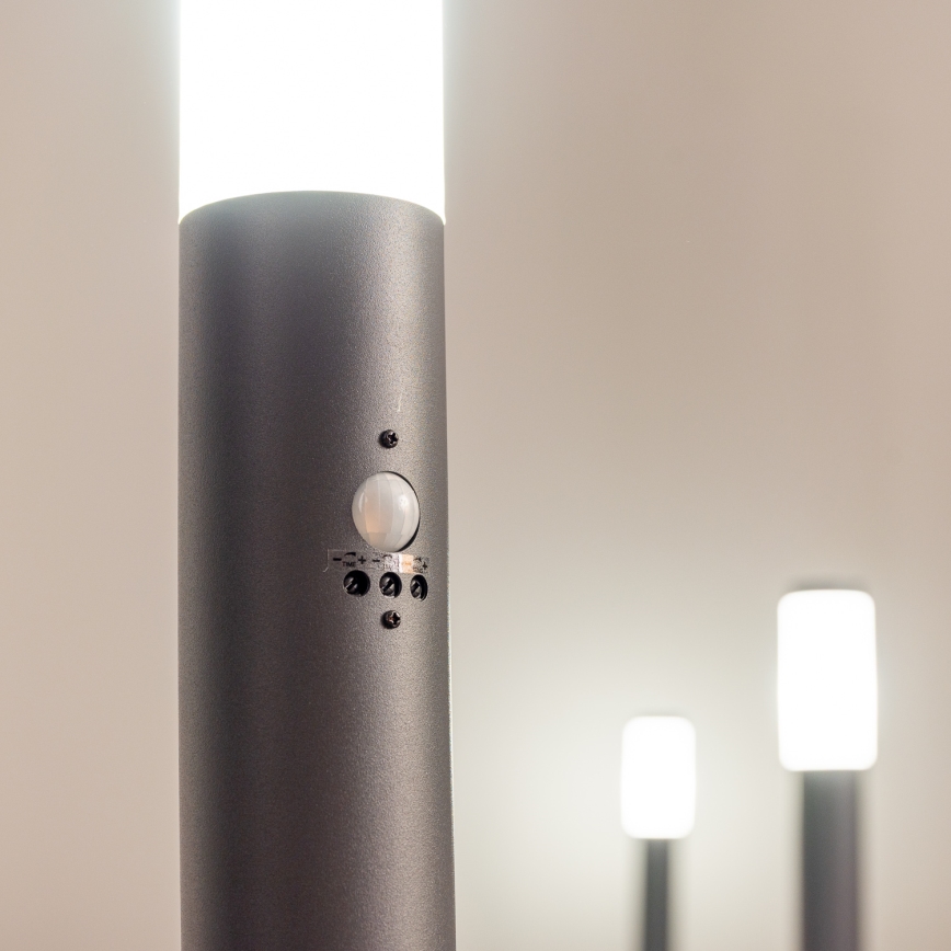 BRILAGI - Buitenlamp ELIA met bewegingssensor, 1xE27/20W/230V, IP44, 50 cm, antraciet
