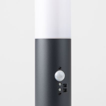Brilagi - Buitenlamp met sensor NOVA 1xE27/15W/230V 40 cm IP44 antraciet