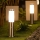 Brilagi - Buitenlamp met sensor NOVA 1xE27/15W/230V 40 cm IP44 mat chroom