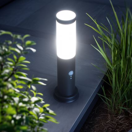 Brilagi - Buitenlamp met sensor NOVA 1xE27/15W/230V 40 cm IP44 zwart