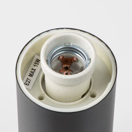 Brilagi - Buitenlamp met sensor NOVA 1xE27/15W/230V 40 cm IP44 zwart