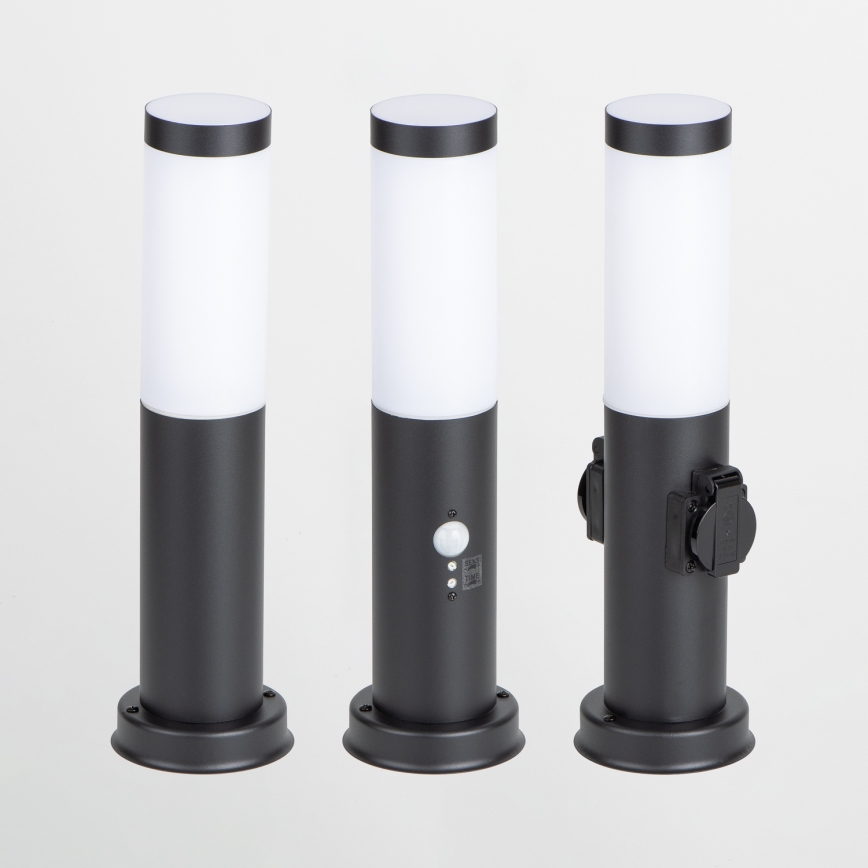 Brilagi - Buitenlamp met sensor NOVA 1xE27/15W/230V 40 cm IP44 zwart