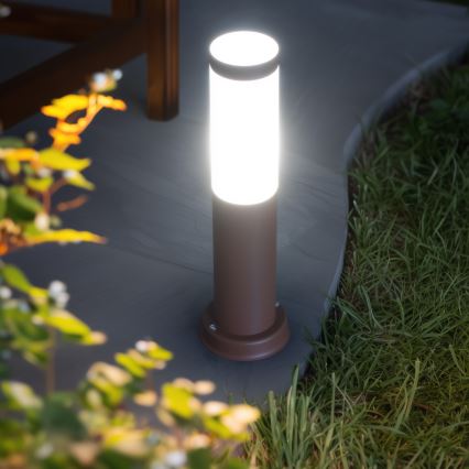 Brilagi - Buitenlamp NOVA 1xE27/15W/230V 40 cm IP44 bruin