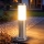 Brilagi - Buitenlamp NOVA 1xE27/15W/230V 40 cm IP44 mat chroom
