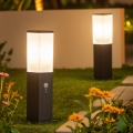 Brilagi - Buitenlamp NOVA met sensor, 1xE27/15W/230V, 40 cm, IP44, antraciet