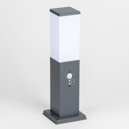 Brilagi - Buitenlamp NOVA met sensor, 1xE27/15W/230V, 40 cm, IP44, antraciet