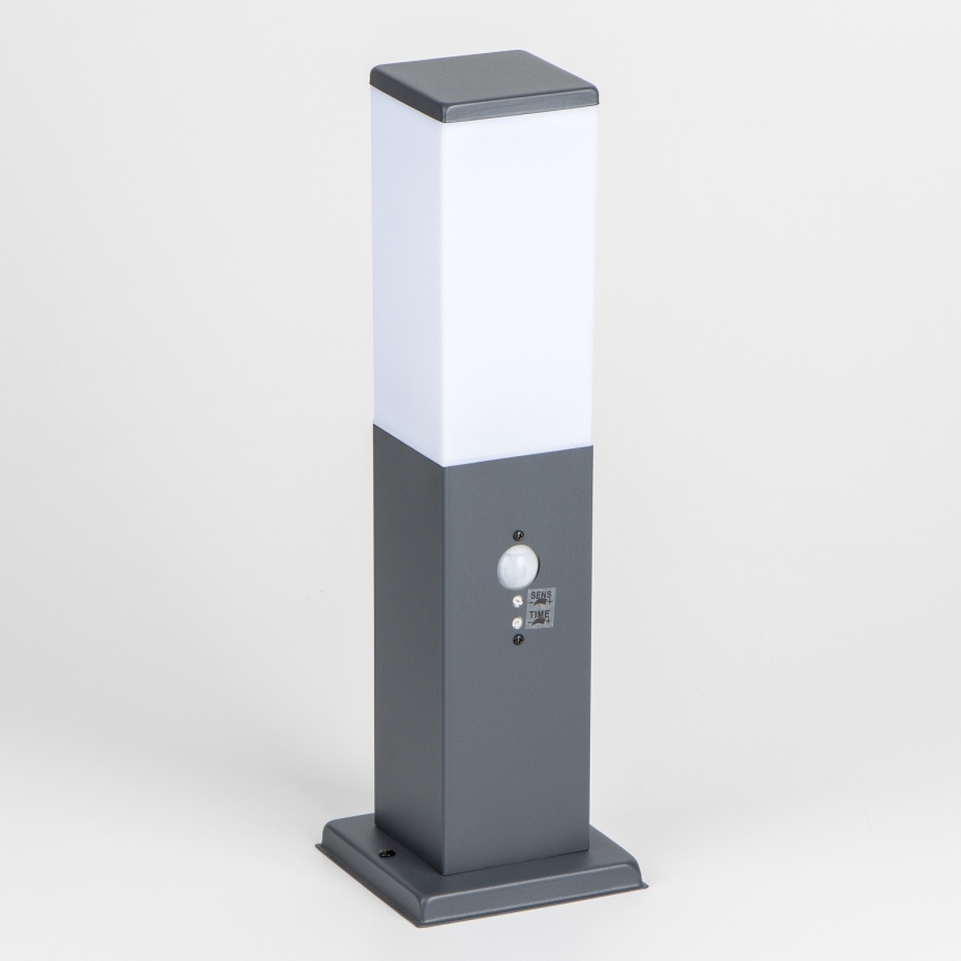 Brilagi - Buitenlamp NOVA met sensor, 1xE27/15W/230V, 40 cm, IP44, antraciet