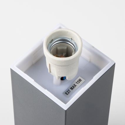 Brilagi - Buitenlamp NOVA met sensor, 1xE27/15W/230V, 40 cm, IP44, antraciet