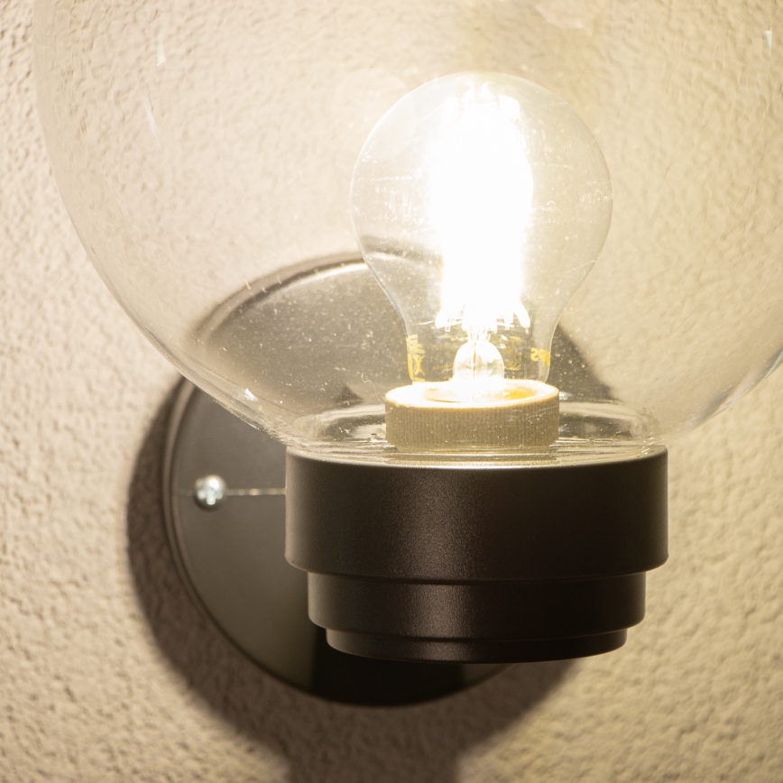 Brilagi - Buitenmuurlamp HARBOR 1xE27/40W/230V IP33 zwart/helder