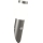 Brilagi - Buitenmuurlamp met sensor ELIA 1xE27/20W/230V IP44 mat chroom