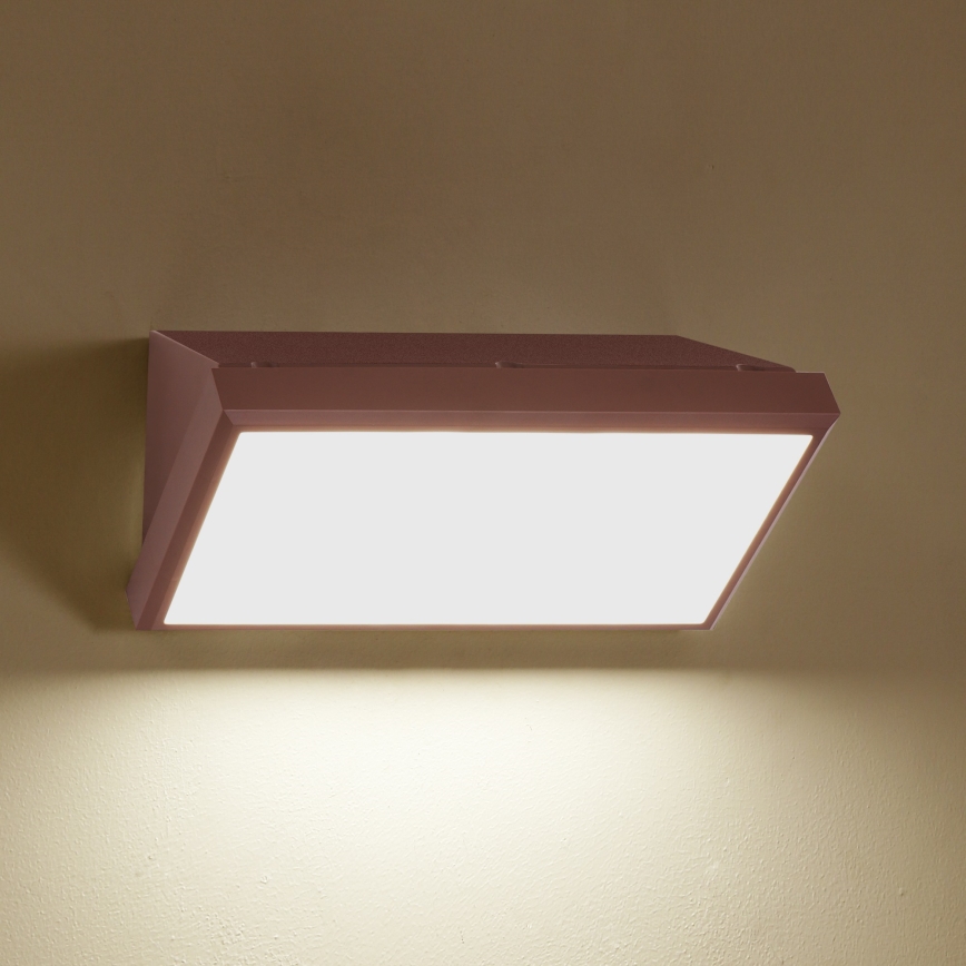 Brilagi - Buitenmuurlamp TRIANGLE 1xE27/60W/230V bruin IP65