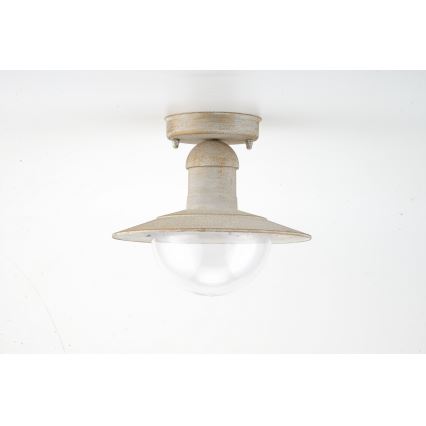 Brilagi - Buitenplafondlamp MOLDE 1xE27/60W IP44 wit/patina