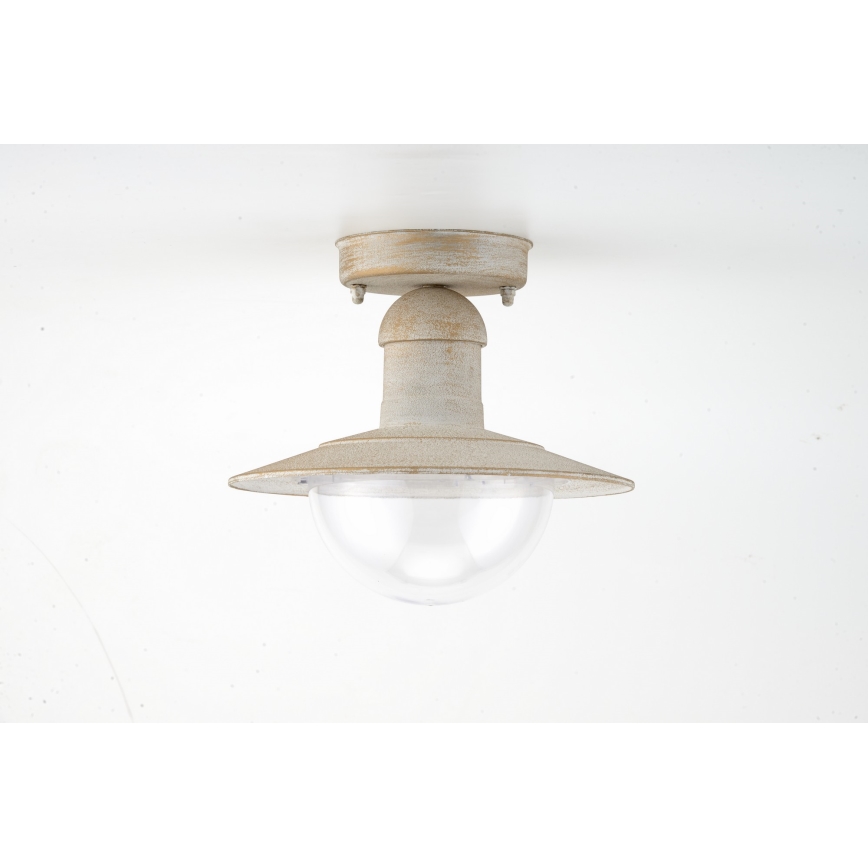 Brilagi - Buitenplafondlamp MOLDE 1xE27/60W IP44 wit/patina