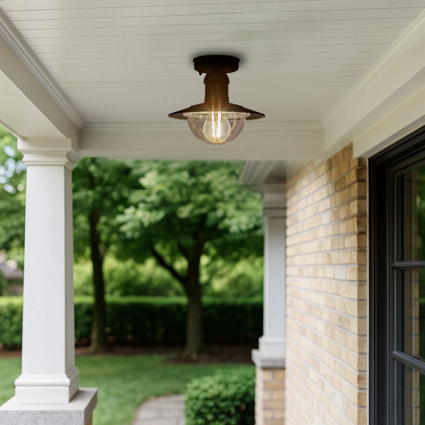 Brilagi - Buitenplafondlamp MOLDE 1xE27/60W IP44 zwart