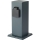 Brilagi - Buitenstopcontact zuil PILLAR 1Z SCHUKO 230V IP44 antraciet