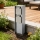 Brilagi - Buitenstopcontactpaal PILLAR 2-voudig SCHUKO 230V IP44 zilverkleurig