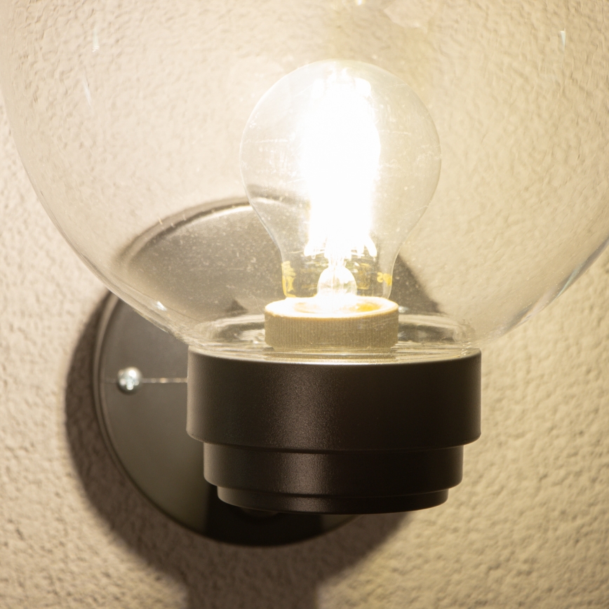 Brilagi - Buitenwandlamp HARBOR 1xE27/40W/230V IP33 antraciet/helder