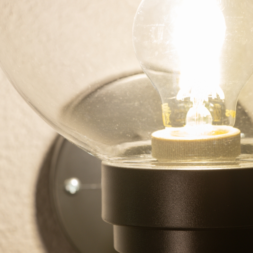 Brilagi - Buitenwandlamp HARBOR 1xE27/40W/230V IP33 antraciet/helder
