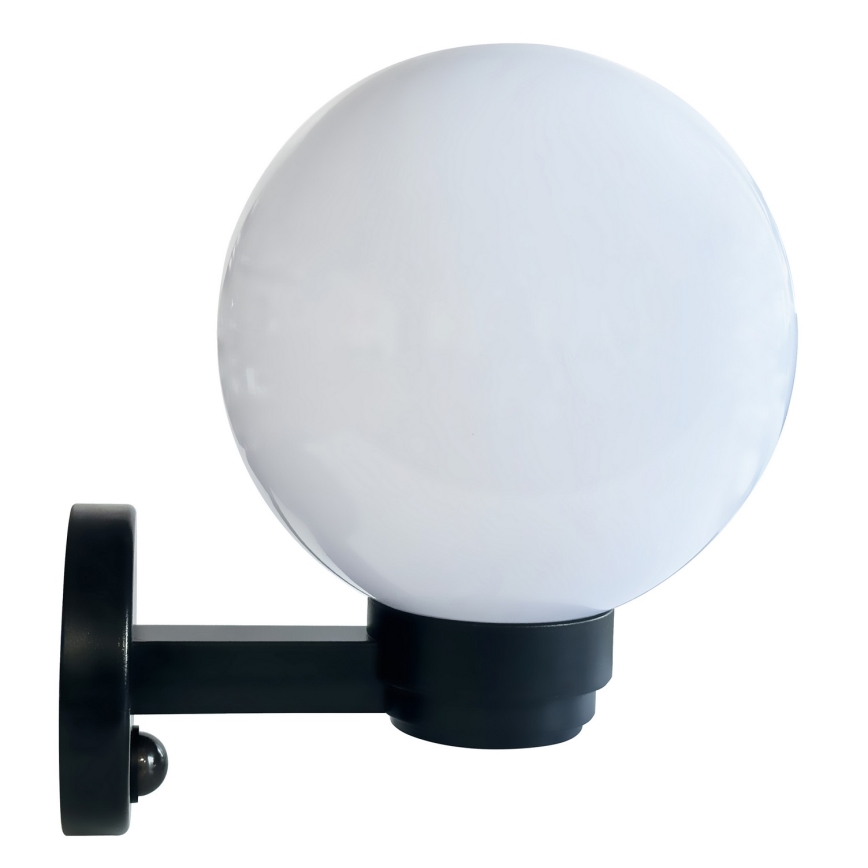 Brilagi - Buitenmuurlamp met bewegingssensor HARBOR 1xE27/40W/230V IP33 zwart/wit