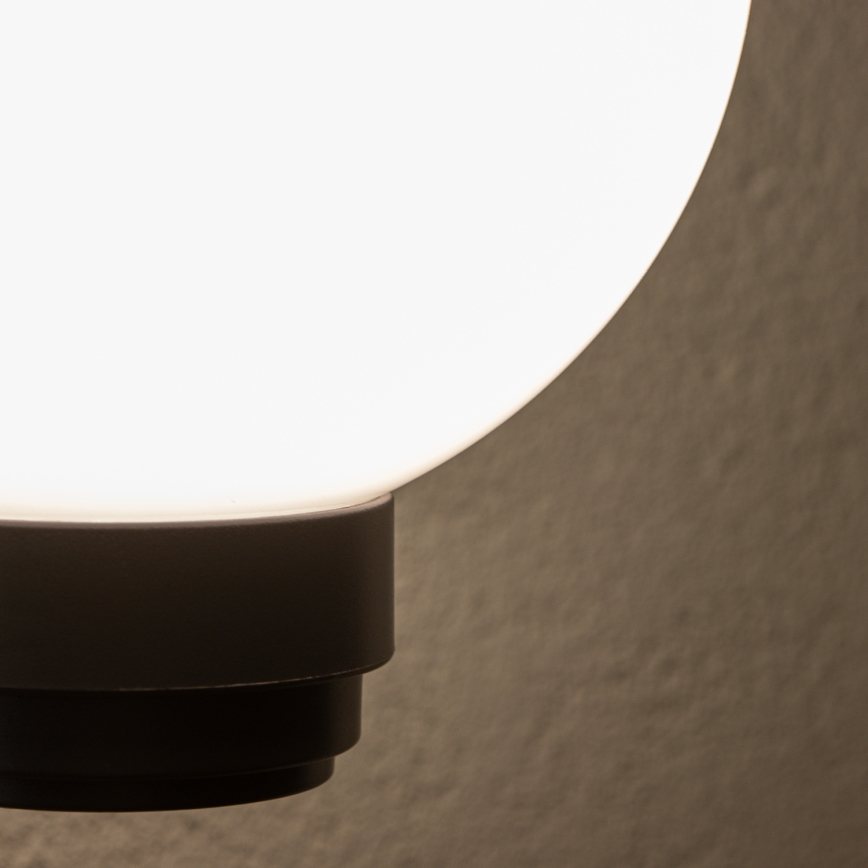 BRILAGI - Buitenmuurlamp met bewegingssensor HARBOR 1xE27/40W/230V IP33 zwart/wit