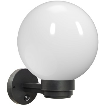 Brilagi - Buitenwandlamp met bewegingssensor HARBOR 1xE27/40W/230V IP33 antraciet/wit