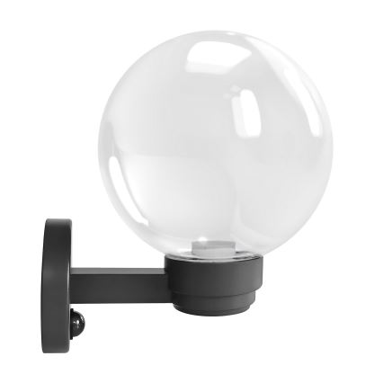 Brilagi - Buitenwandlamp met bewegingssensor HARBOR 1xE27/40W/230V IP33 antraciet/helder