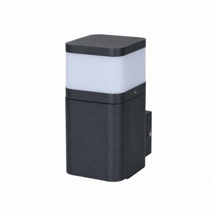 BRILAGI - Buitenmuurlamp met SCHUKO-stopcontact PILLAR 1xG9/11W/230V IP44 zwart