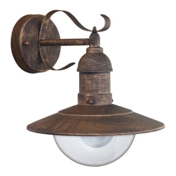 Brilagi - Buitenwandlamp MOLDE 1xE27/60W/230V IP44 brons/patina