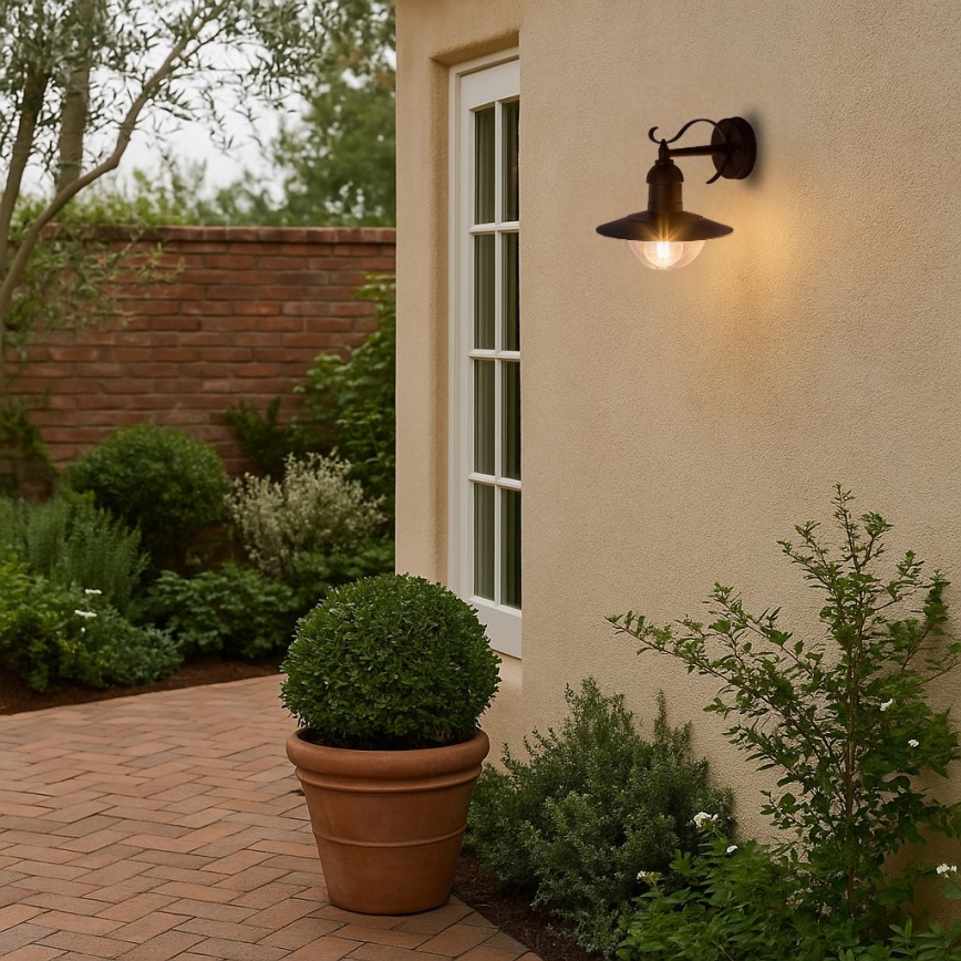 Brilagi - Buitenwandlamp MOLDE 1xE27/60W/230V IP44 zwart