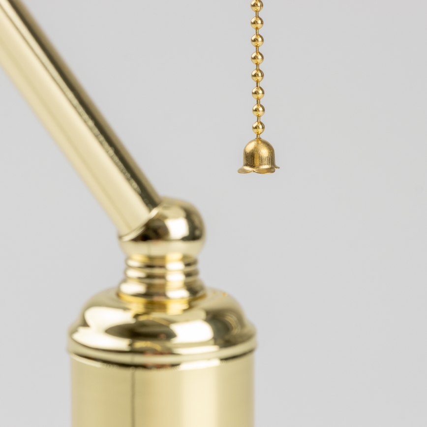 BRILAGI - Bureaulamp BANK OFFICE 1xE27/60W/230V goud/wit