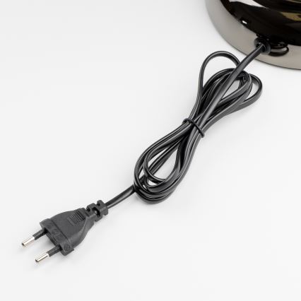 Brilagi - Bureaulamp BANK OFFICE 1xE27/60W/230V zwart/zilver/groen