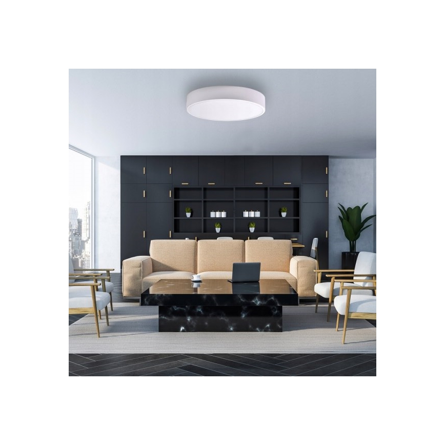 Brilagi - LED RGBW dimbare plafondlamp CLARE 5xE27/9W/230V 2700-6500K Ø 60 cm Wi‑Fi wit