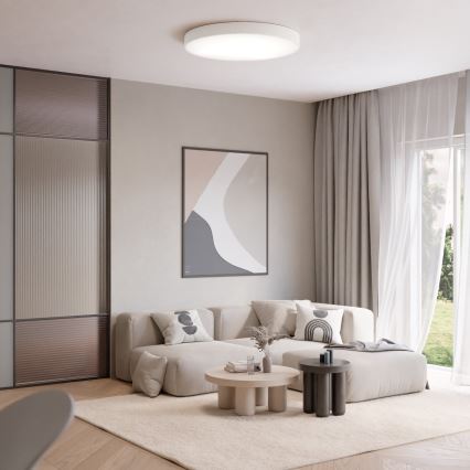 Brilagi - LED RGBW dimbare plafondlamp CLARE 5xE27/9W/230V 2700-6500K Ø 60 cm Wi‑Fi wit