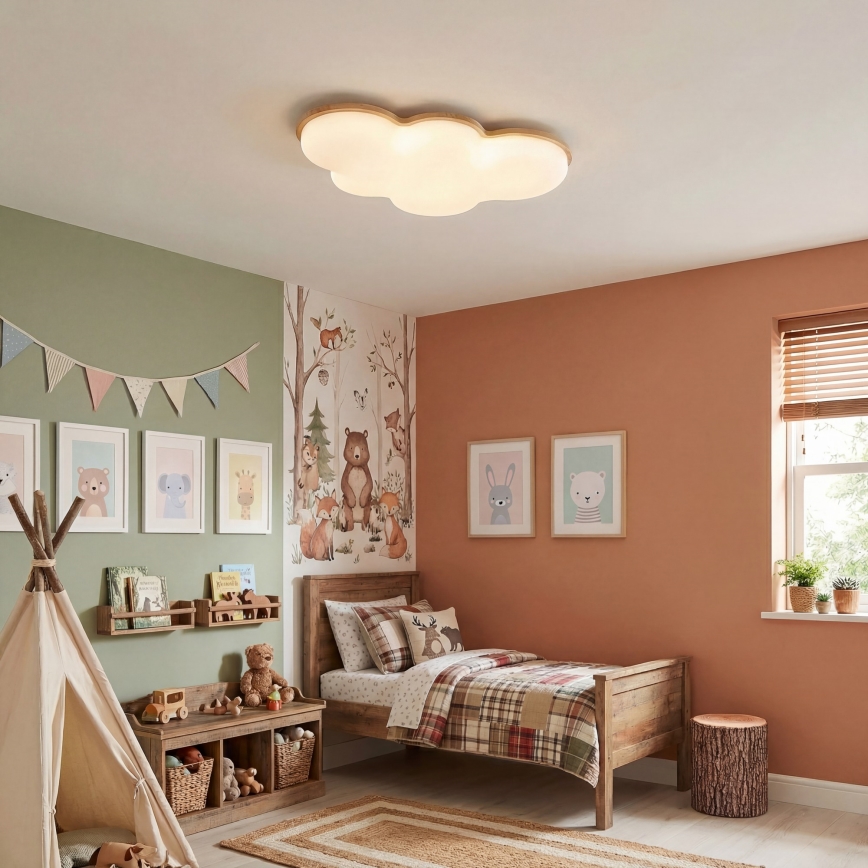 Brilagi - CLOUD LED-plafondlamp voor kinderen, 54W/230V, wit