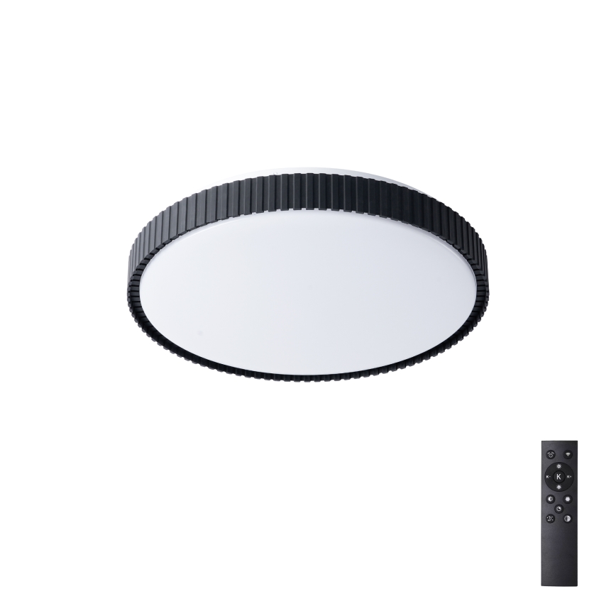 Brilagi - dimbare LED-plafondlamp CORVO LED/72W/230V 3000-6000K zwart diam. 50 cm + afstandsbediening