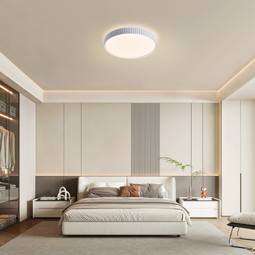 Brilagi - LED-dimbare plafondlamp CORVO LED/54W/230V 3000-6000K wit Ø 40 cm + afstandsbediening