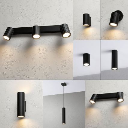 Brilagi - CRISPINA plafondspot 3xGU10/10W/230V zwart