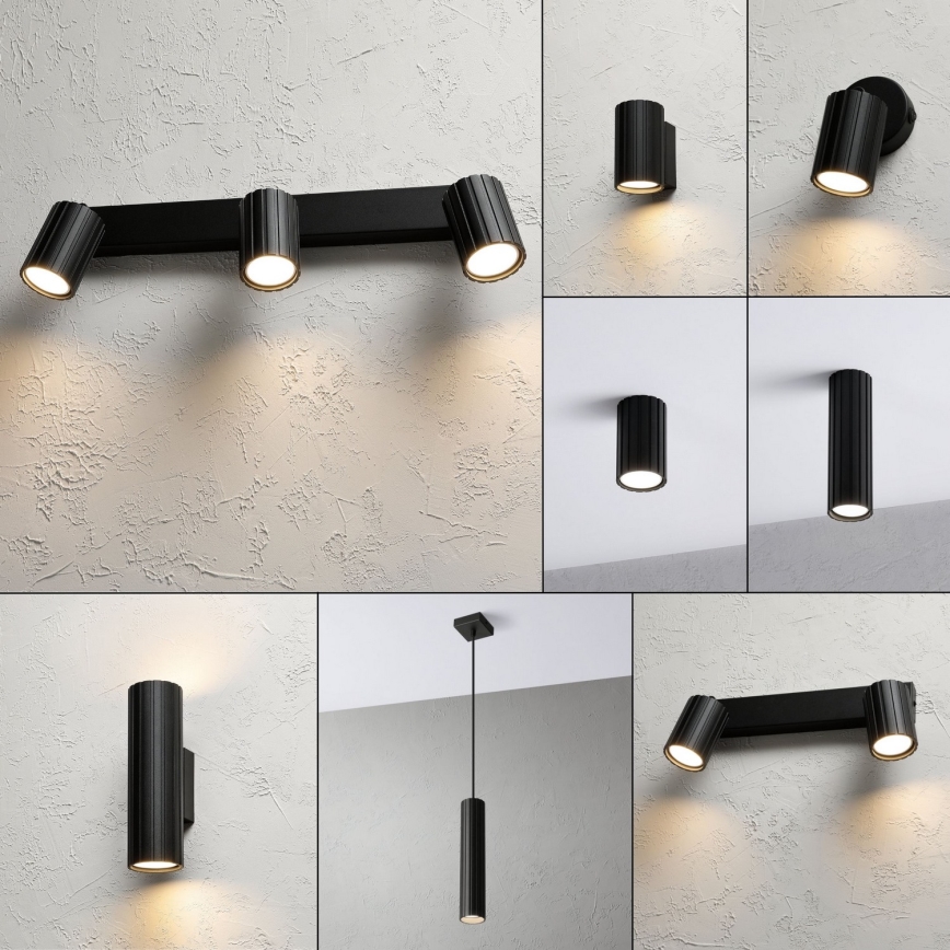 Brilagi - CRISPINA plafondspot 3xGU10/10W/230V zwart