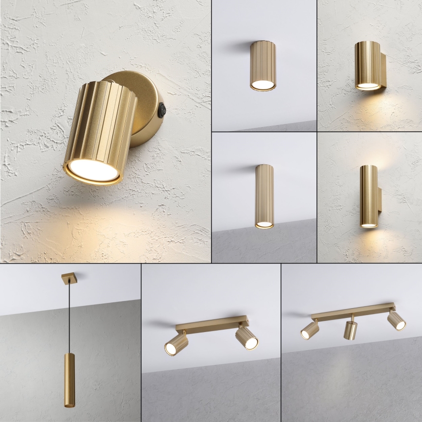 Brilagi - CRISPINA wandspot 1xGU10/10W/230V, goudkleurig