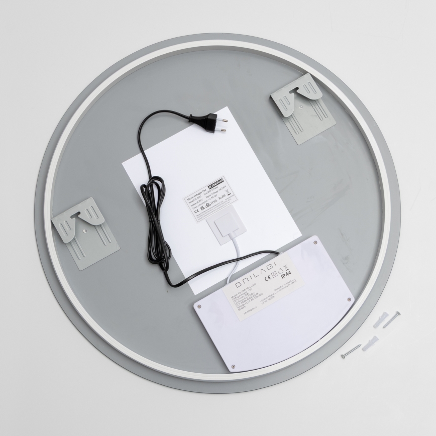 Brilagi - LED verwarmde badkamerspiegel DEMI PRO LED/20W/230V Ø 60 cm IP44 CRI 90 dimbaar + CCT